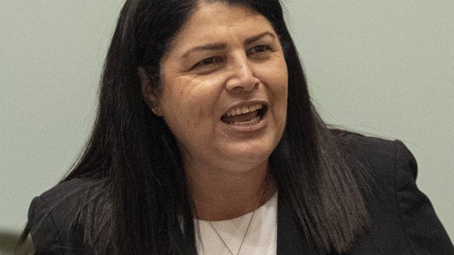 Queensland minister, Grace Grace (Member for McConnel and Minister for Education) during question time at Parliament House.