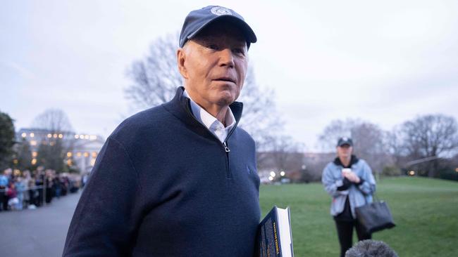 US President Joe Biden at the White House. Picture: AFP