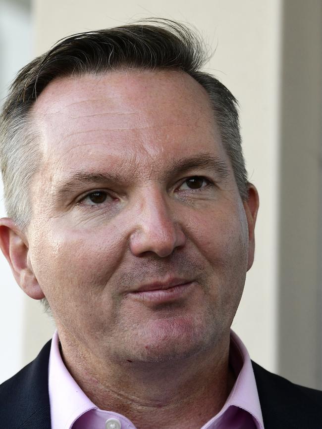 Mr Bowen did an about-face after an initial impassioned bid for the leadership. Picture: AAP/Bianca De Marchi