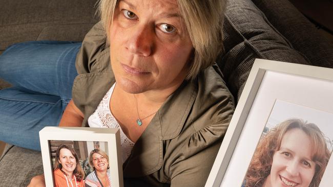 Nurse Karena Spencer lost her sister Cristy to fibromuscular dysplasia in 2021. Picture: Rob Leeson