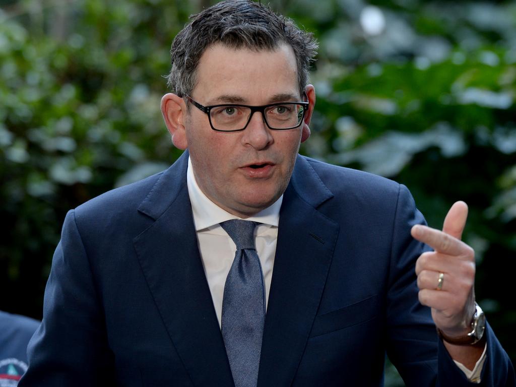 Victorian Premier Daniel Andrews has been under pressure to change the mask rules. Picture: NCA NewsWire / Andrew Henshaw