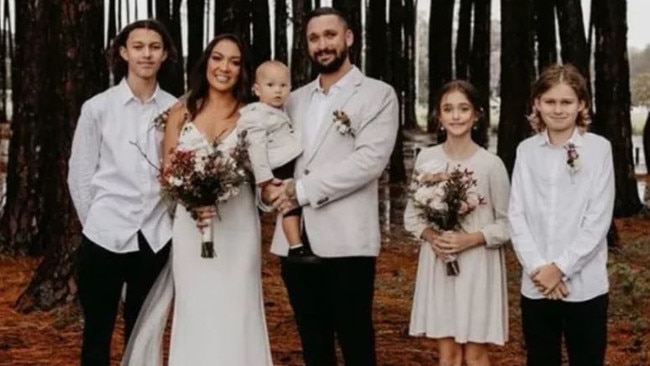 On Thursday the Northern NSW storms brought "unimaginable heartbreak to two of the most selfless and caring people" and their children in Casuarina after their home and all their belongings were lost in a fire. Picture: GoFundMe/Supplied.