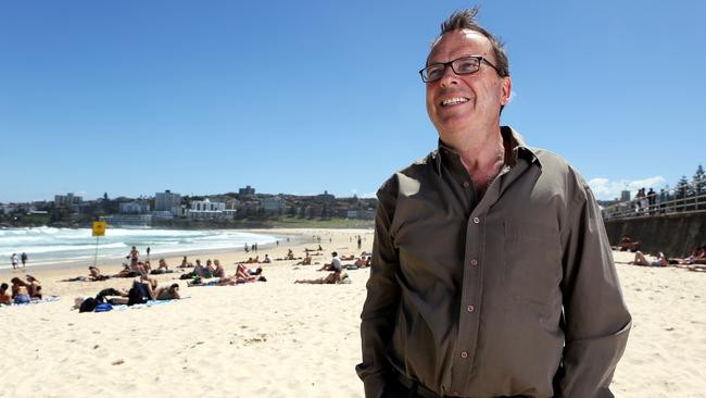 Waverley mayor John Wakefield, at Bondi Beach yesterday, says his council has not considered cancelling celebrations. Picture: James Croucher