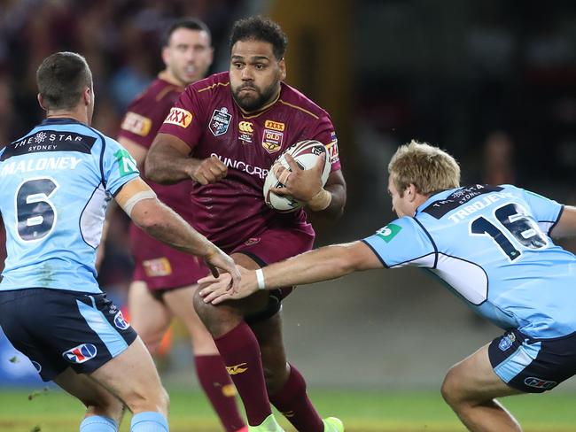 Sam Thaiday has been axed for game two. Pic Peter Wallis