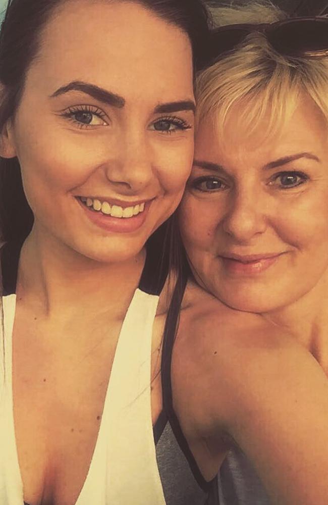 Karolina says her mother would always make sure she checked her skin for signs of melanoma.