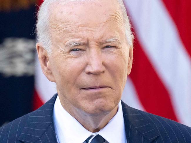 US President Joe Biden addresses the nation from the Rose Garden of the White House in Washington, DC, November 7, 2024, after Donald Trump won the presidential election. Biden urged Americans Thursday to lower the political temperature after Donald Trump's sweeping election win, saying he would ensure a "peaceful and orderly" transition to the Republican. (Photo by SAUL LOEB / AFP)