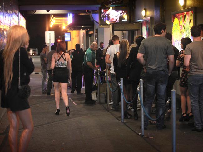 The queue to enter HQ nightclub would regularly snake around the block.