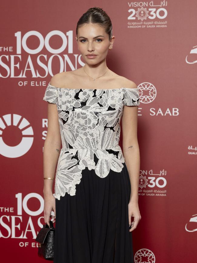 Thylane Blondeau at the Elie Saab fashion show in 2024. Picture: Getty Images