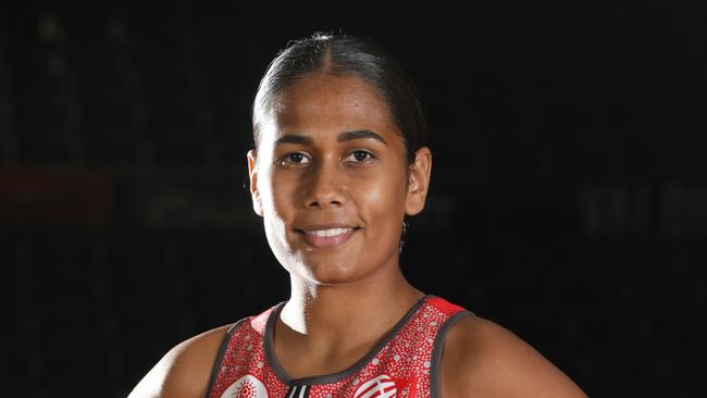 Garville's Tierrah Miller ahead of the Premier League's indigenous round. Picture: Supplied, Netball SA/Dean Martin