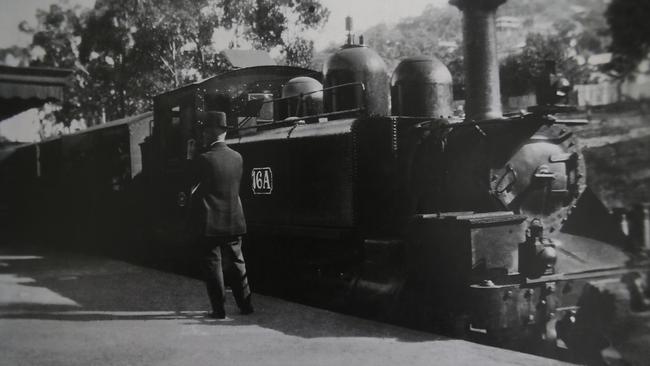 A historical image of the famous steam train. Photo: Agnes Nestor.