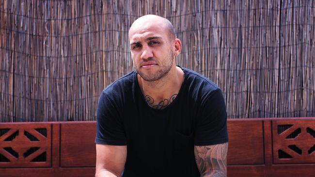 Roosters star Blake Ferguson following the bogus police call from former teammate Paul Carter over Ferguson's kids' welfare after a night of drinking. Picture. Phil Hillyard