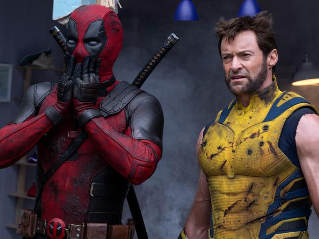 Ryan Reynolds as Deadpool/Wade Wilson and Hugh Jackman as Wolverine/Logan in 20th Century Studios/Marvel Studios' DEADPOOL &amp; WOLVERINE. Picture: Jay Maidment. © 2024 20th Century Studios / © and ™ 2024 MARVEL