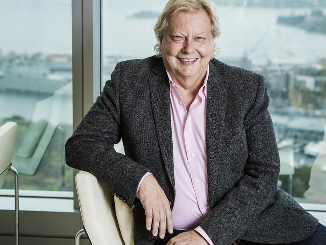 20/02/2019: WiseTech Global founder and CEO Richard White announcing the company's results in Sydney on Wednesday. Hollie Adams/The Australian
