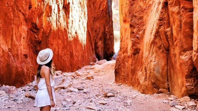 Standley Chasm in the West MacDonnell Ranges.