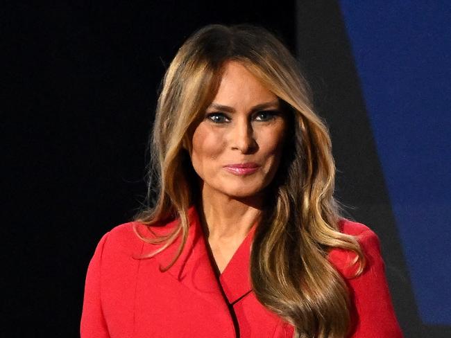 MILWAUKEE, WISCONSIN - JULY 18: Former first lady Melania Trump arrives on the fourth day of the Republican National Convention at the Fiserv Forum on July 18, 2024 in Milwaukee, Wisconsin. Delegates, politicians, and the Republican faithful are in Milwaukee for the annual convention, concluding with former President Donald Trump accepting his party's presidential nomination. The RNC takes place from July 15-18.   Leon Neal/Getty Images/AFP (Photo by LEON NEAL / GETTY IMAGES NORTH AMERICA / Getty Images via AFP)