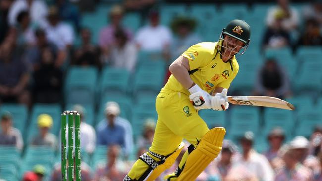 David Warner of Australia. Photo by Cameron Spencer/Getty Images