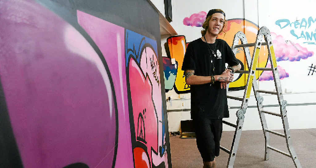 Mural artist's bold move | The Courier Mail