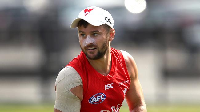 Former Power and Swans player Sam Gray has been the headline local footy recruit in SA this off-season. Picture. Phil Hillyard