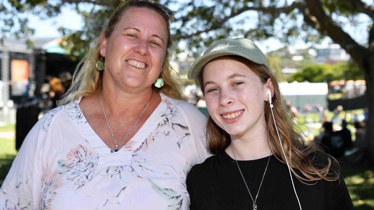 Mel Ponton and Indi at Caloundra Music Festival. Picture: Patrick Woods.