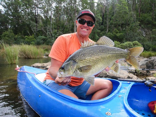 A love for bass fishing is what lured Curtis Parker to Jackadgery and the Mann River Caravan Park.