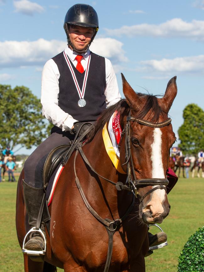 3rd place in the PQC State Showjumping Championships 13 and Under 26 100cm class.