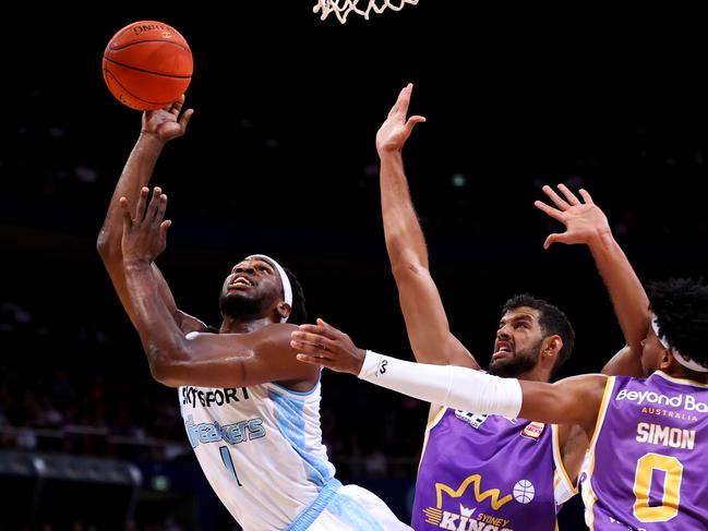 Jarrell Brantley was immense with 30 points, nine rebounds and five assists. Picture: Brendon Thorne/Getty Images