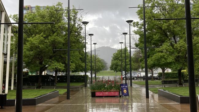 Canberra's "freedom day" was plagued with changeable weather. Picture: Julia Kanapathippillai