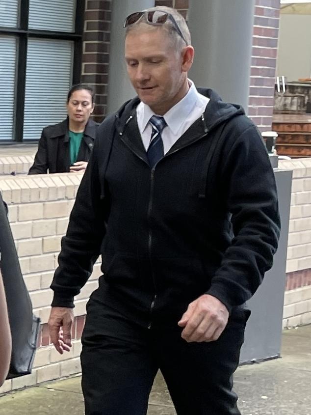 Middleton outside Burwood Court House.