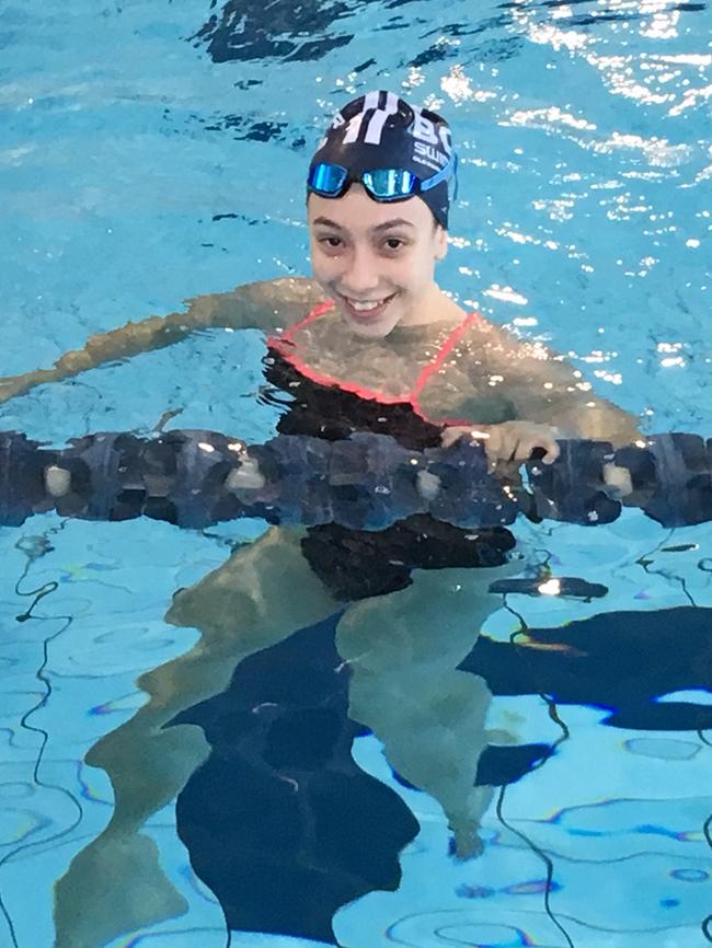 Brisbane Grammar Swimming Club's Sophie Martin.