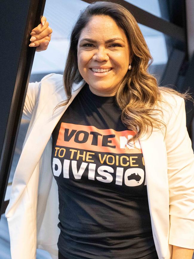 Shadow Minister for Indigenous Australians, Senator for the Northern Territory Jacinta Nampijinpa Price has been a leading proponent for the No Campaign. Picture: NCA NewsWIRE/ Morgan Sette