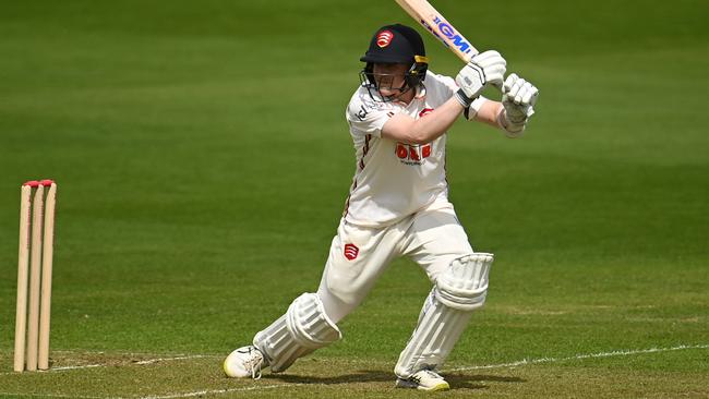 Harry Duke in action for Essex.