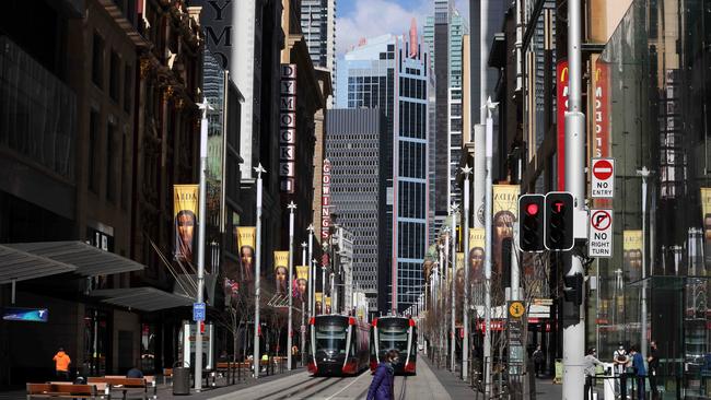 Brookfield might be selling a half stake of its tower located on George Street, pictured here. Picture: Damian Shaw