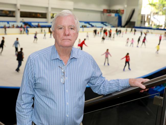 Macquarie Ice Rink owner Dr Frank Gregg has been running the much-loved facility for four decades. Picture: Angelo Velardo