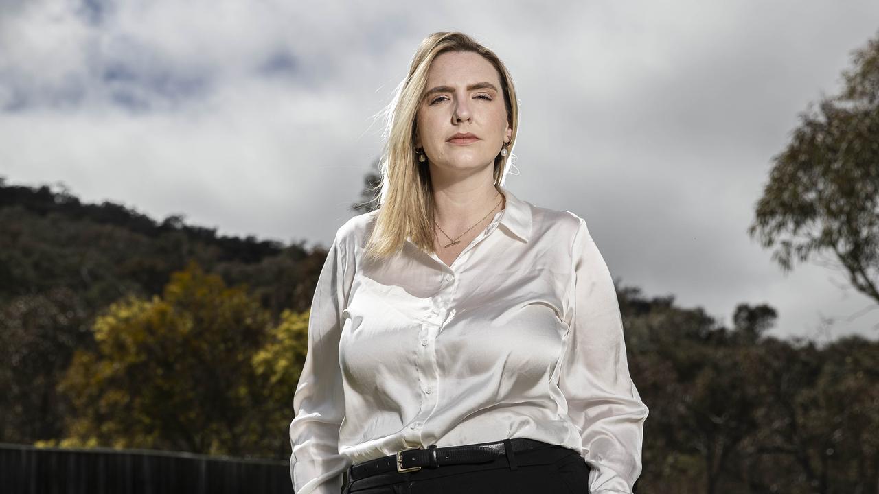 Laura Rowe has obtained a special court order via #LetHerSpeak which allows her to speak out to authorised media. Picture: NCA NewsWire / Gary Ramage