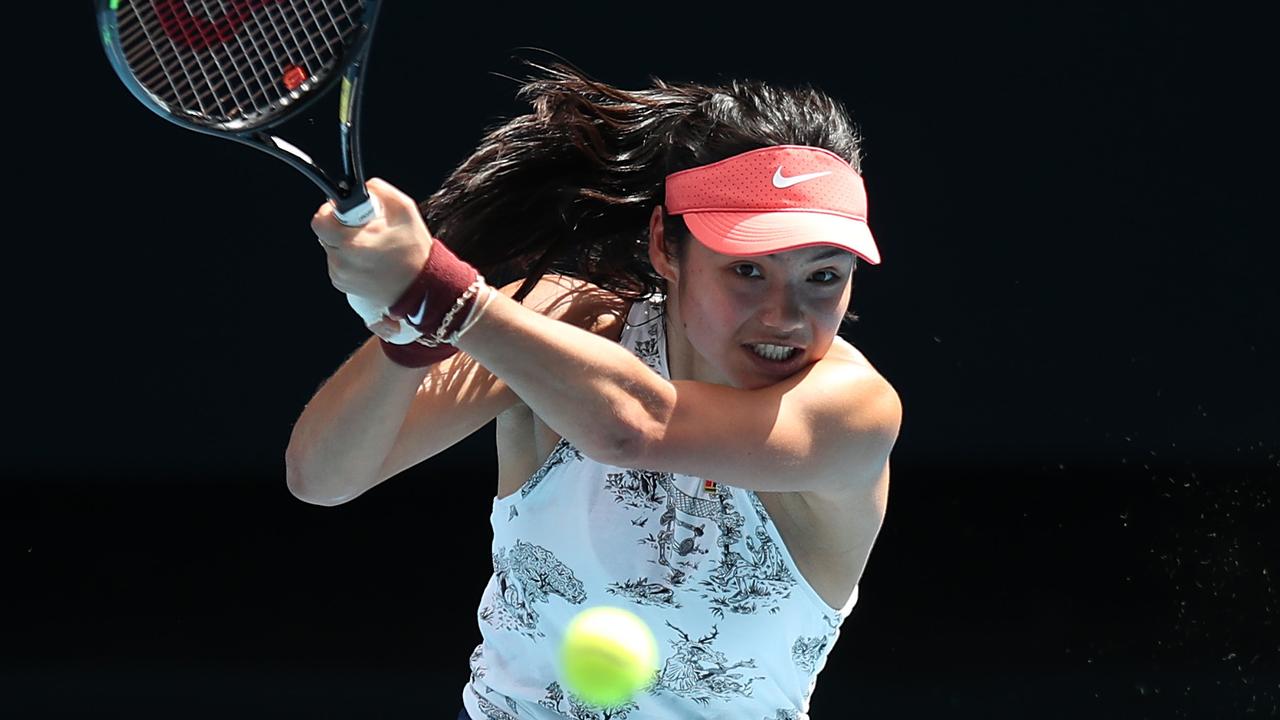 Emma Raducanu will skip the Melbourne Summer Set event heading into the Australian Open. Picture: Graham Denholm/Getty Images