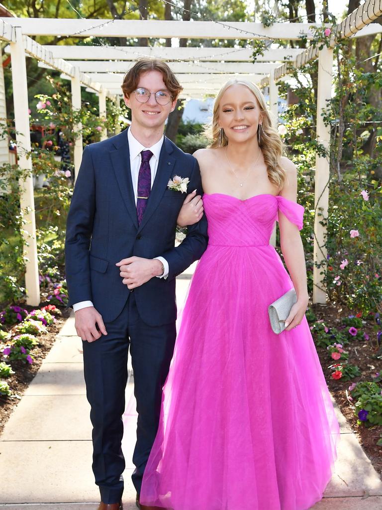 Charlie Nielson and Josie Kelly at Glennie School Formal. Picture: Patrick Woods.