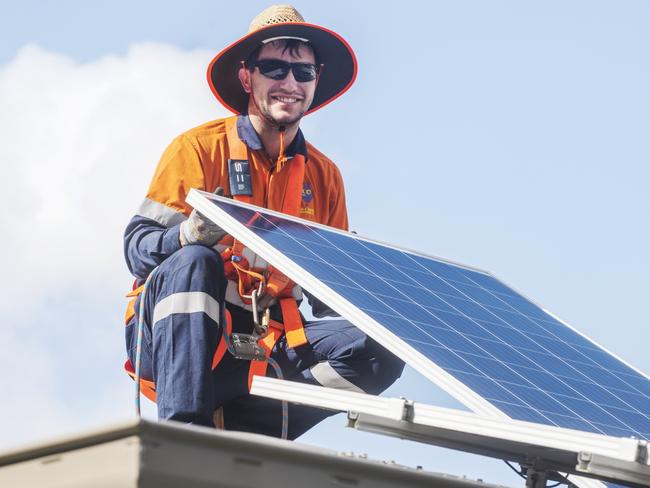 Mackay tradie Jack Briscoe Picture: Michaela Harlow