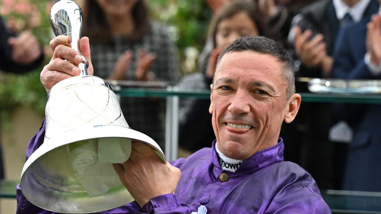Another chance to ride in a Melbourne Cup? Frankie Dettori will be there with bells on. Picture: Glyn Kirk / AFP