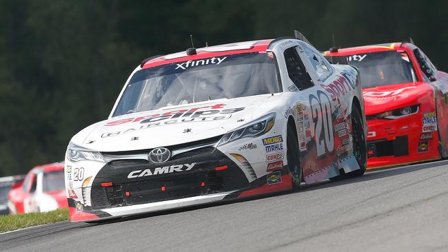 James Davison raced to fourth in the NASCAR Xfinity Series race at Mid-Ohio.