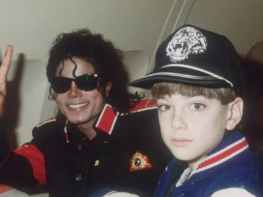 Michael Jackson with his accuser  James Safechuck, who alleges the star sexually abused him.