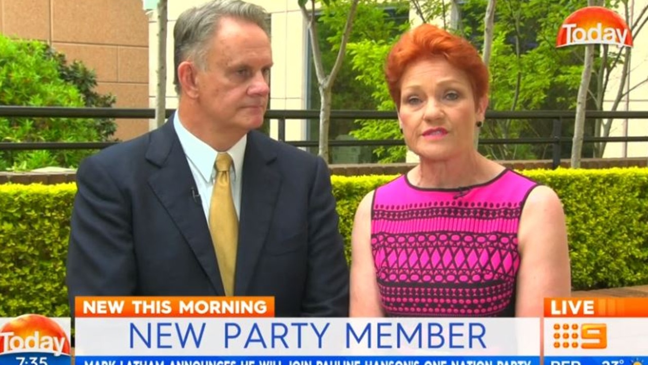 Today host Karl Stefanovic grills Mark Latham and Pauline Hanson on how their new relationship will work.