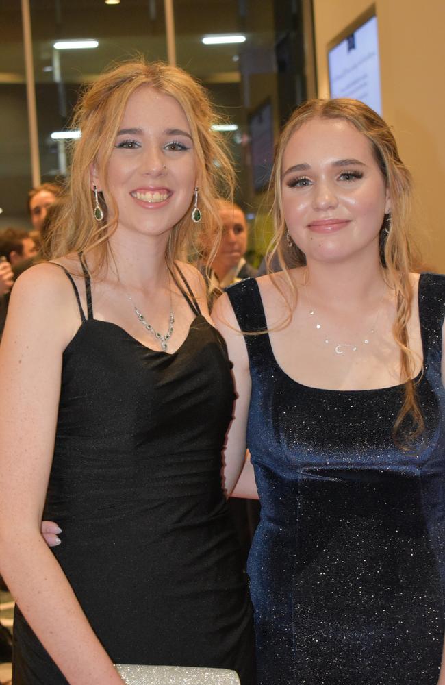 Kaiya Allen and Kahlan Craig at the 2022 Maroochydore State High formal.