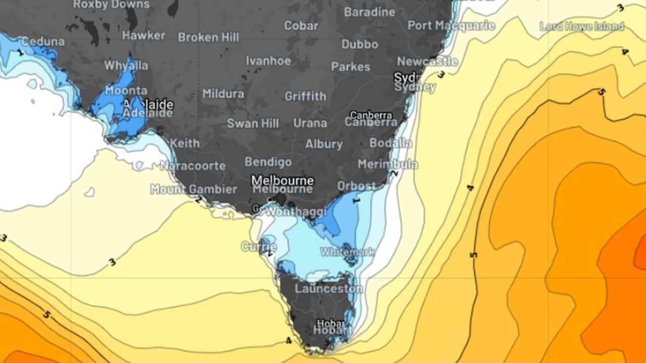 Map shows extent of wild weather