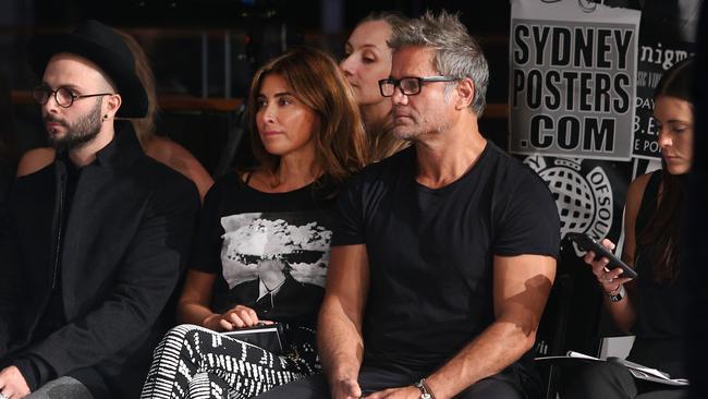 Jodhi Meares and Jon Stevens last year. Picture: Richard Dobson