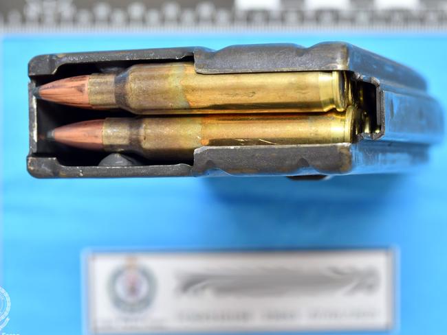 Two men have been charged over the discovery of the gun and a used cartridge, and are before the courts. Picture: Supplied