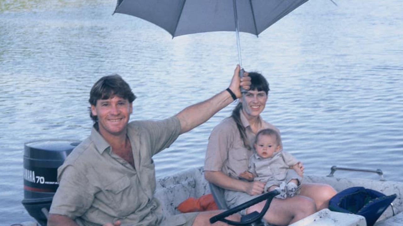 Bindi Irwin left Bob out of her Father’s Day post, but included dad Steve, her husband Chandler and her father-in-law. Picture: Instagram