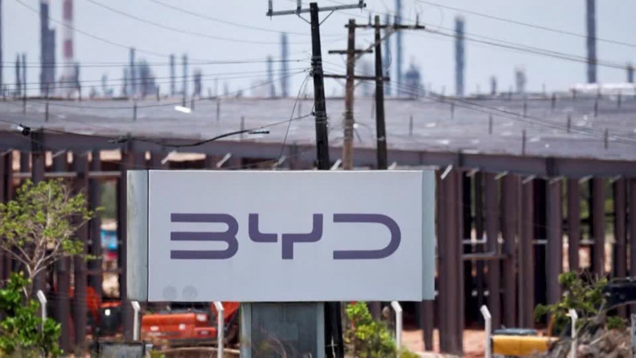 Brazil says workers at EV maker BYD's site are trafficking victims