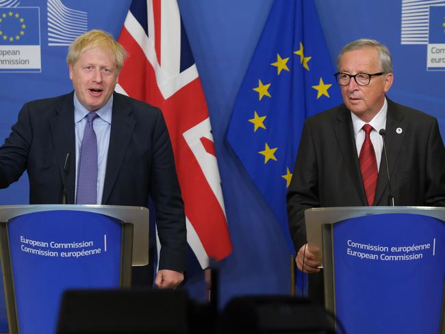 UK leader Boris Johnson has sealed a Brexit deal with the EU. But it’s yet to be seen whether the British parliament will approve it. Picture: Getty Images