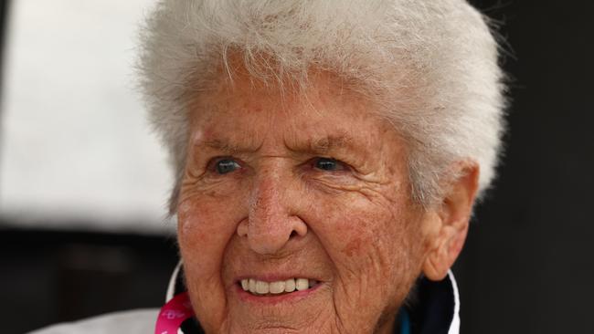 Australian swimming great Dawn Fraser has opened up about the fall at her home that nearly cost her her life. Picture: Morgan Hancock