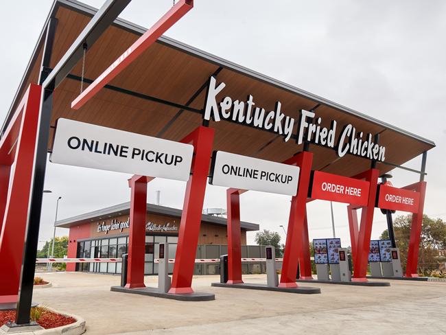 A new tech-only KFC, only the second of its kind in the world, hasopened at Mount Gambier. Picture: SUPPLIED --